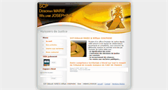 Desktop Screenshot of claudelaure-huissier.com
